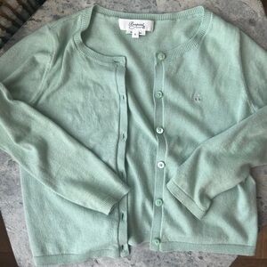 Bonpoint Mint Green Cardigan
